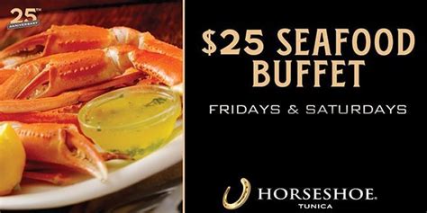 horseshoe casino tunica seafood buffet